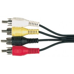 PROEL STAGE SG260LU3 kabel 4x wtyk RCA - 4x wtyk RCA